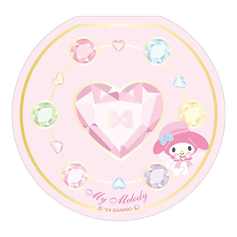 『サンリオキャラクターズ』コンパクト風メモ マジカルジュエリー マイメロディ