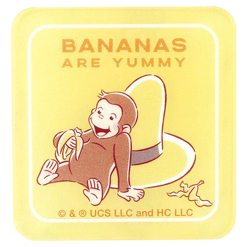 『おさるのジョージ』シークレットアクリルステッカー パステル【BOX】