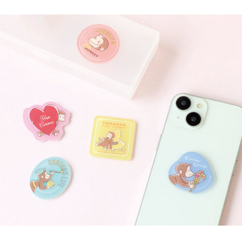 『おさるのジョージ』シークレットアクリルステッカー パステル【BOX】