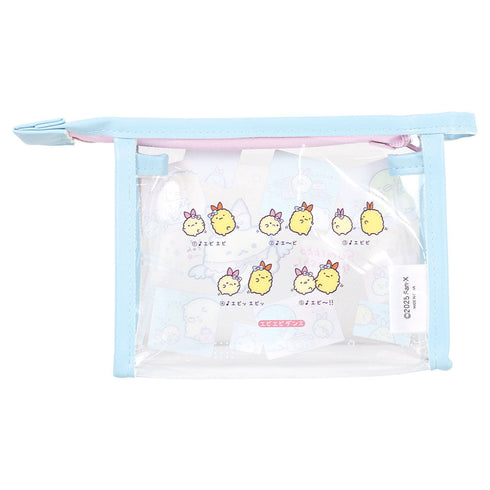 『すみっコぐらし』フチイロポーチ 天使なえびてんアイドル