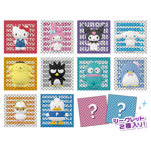 『サンリオキャラクターズ』シークレットホログラムステッカー 3D【BOX】
