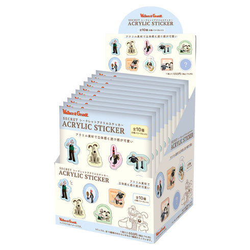 『ウォレスとグルミット』シークレットアクリルステッカー【BOX】