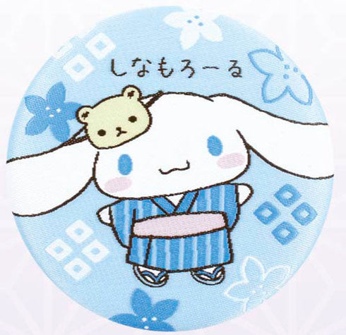 『サンリオキャラクターズ』織刺繍缶マグネット シナモロール