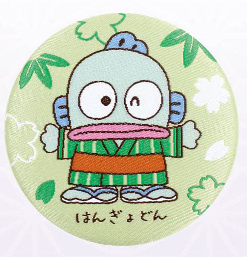 『サンリオキャラクターズ』織刺繍缶マグネット ハンギョドン