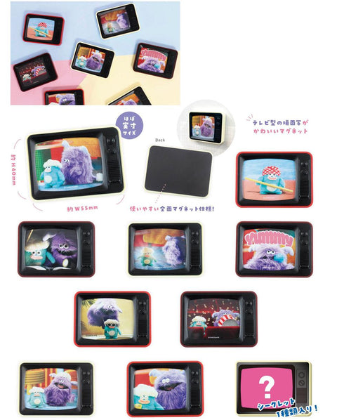 『ホイッピ&ラッピ』シークレットテレビ型マグネット【BOX】