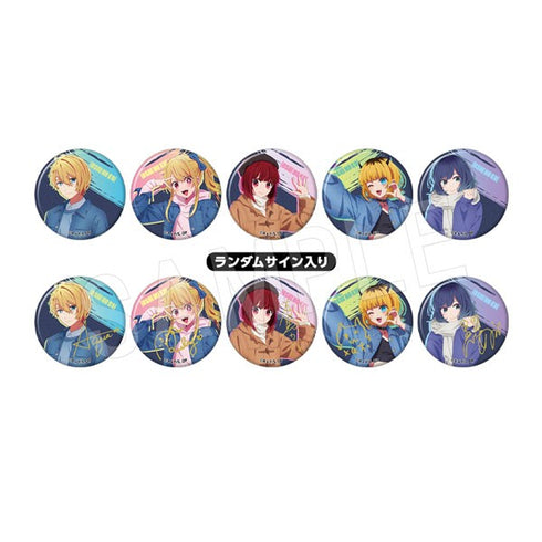 『【推しの子】』【推しの子】トレーディングマット缶バッジ デニムスタイルver.(ランダムサイン入り)1SET/6個入