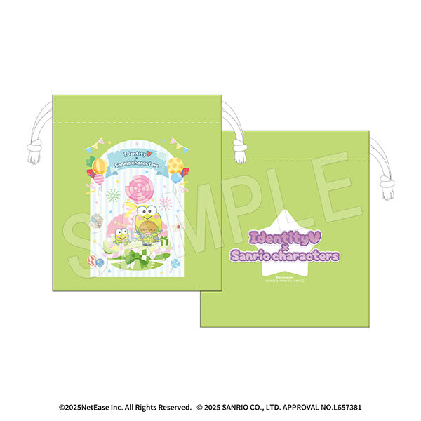 『IdentityV 第五人格×サンリオキャラクターズ』ミニ巾着 泣き虫×けろけろけろっぴ