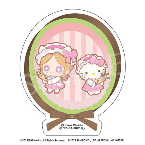 『IdentityV 第五人格×サンリオキャラクターズ』ダイカットステッカー 庭師×ハローキティ