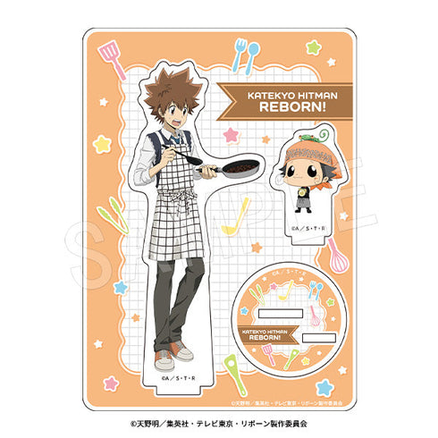 『家庭教師ヒットマンREBORN!』アクリルスタンド 調理実習Ver. 沢田綱吉&リボーン