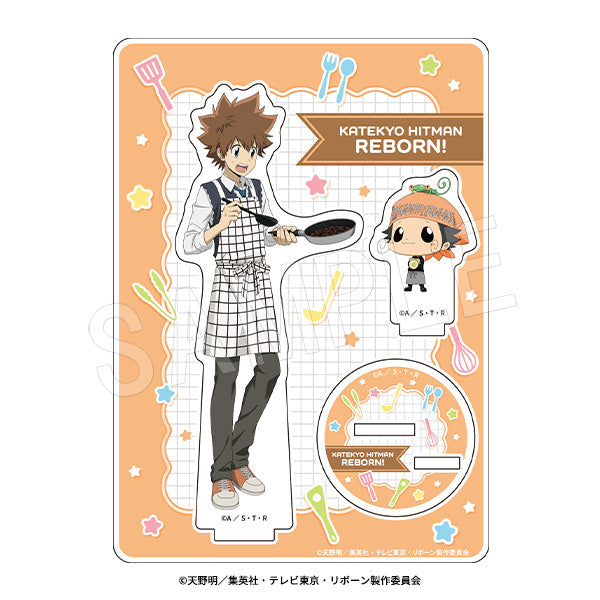 『家庭教師ヒットマンREBORN!』アクリルスタンド 調理実習Ver. 沢田綱吉&リボーン