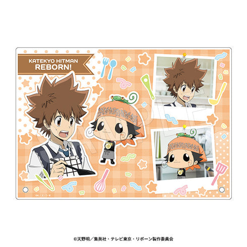 『家庭教師ヒットマンREBORN!』アクリルアートパネル 調理実習Ver. 沢田綱吉&リボーン