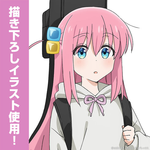 アニメ『ぼっち・ざ・ろっく!』描き下ろし 後藤ひとり フルグラフィックTシャツ ストリートファッションVer. /WHITE