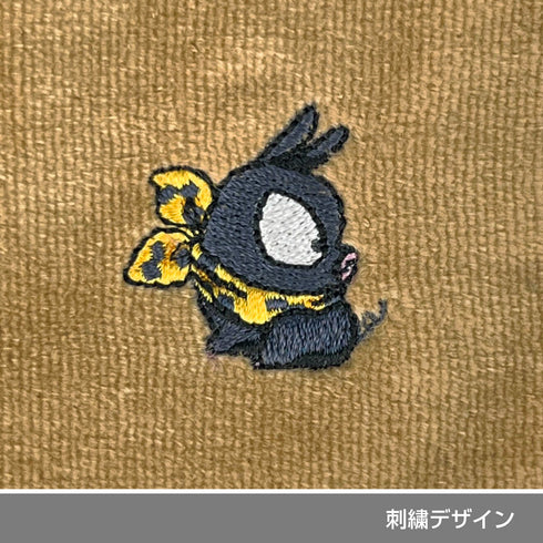 『らんま1/2』Pちゃん 刺繍ハンドタオル ライトブラウン