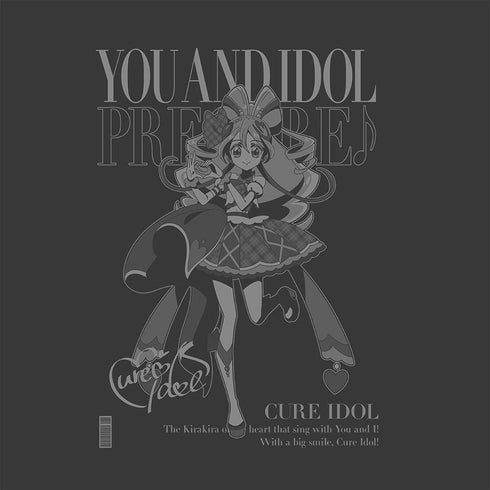 『キミとアイドルプリキュア♪』キュアアイドル Tシャツ ホワイト S