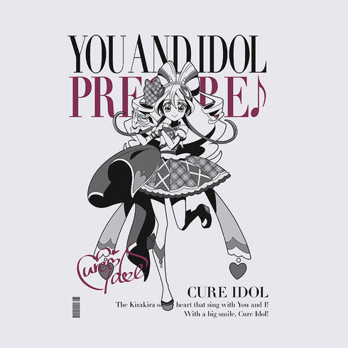 『キミとアイドルプリキュア♪』キュアアイドル Tシャツ スミ L