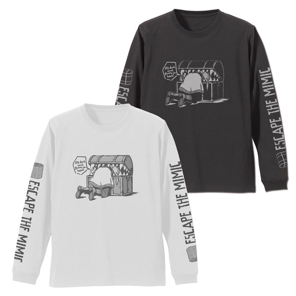 『葬送のフリーレン』ミミックとピンチのフリーレン 袖リブロングスリーブTシャツ スミ L