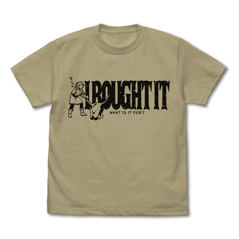 『葬送のフリーレン』葬送のフリーレンフリーレン「買っちゃった」 Tシャツ サンドカーキ M