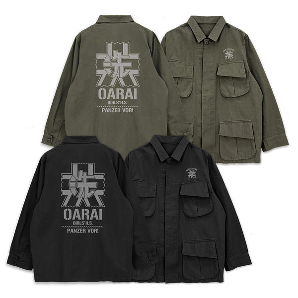 『ガールズ&パンツァー 最終章』大洗女子学園 ファティーグジャケット Ver.2.0 モス L