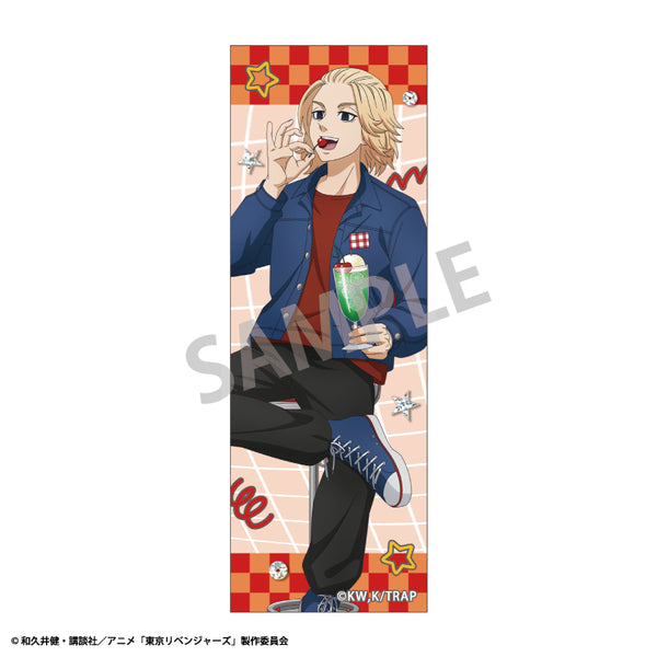 『東京リベンジャーズ』ロングスクエア缶バッジ 佐野 万次郎/Welcome diner