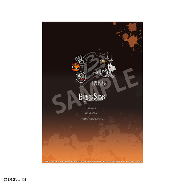 『ブラックスター -Theater Starless-』A4シングルクリアファイル TeamB チームモチーフ
