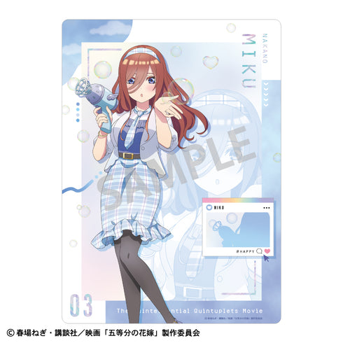 『映画 五等分の花嫁』下敷き 中野三玖 バブルガン