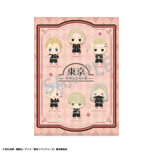 『東京リベンジャーズ』A4シングルクリアファイル レッド ちまっこ2