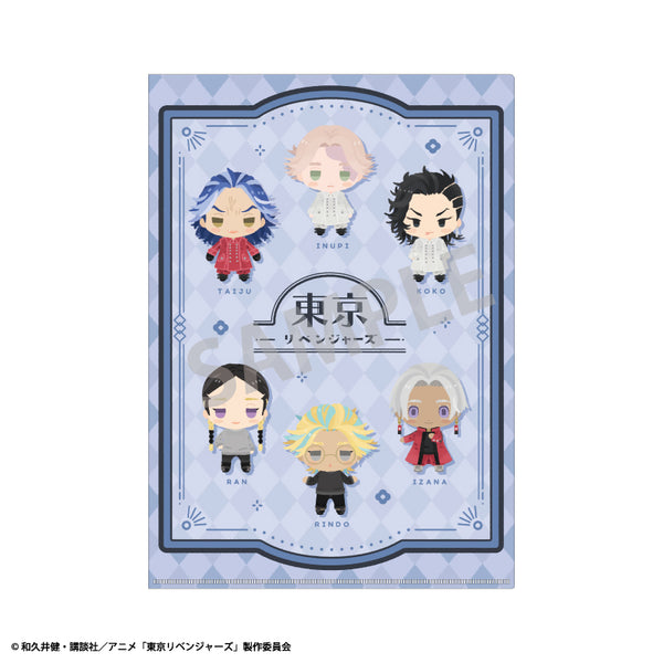 『東京リベンジャーズ』A4シングルクリアファイル ブルー ちまっこ2