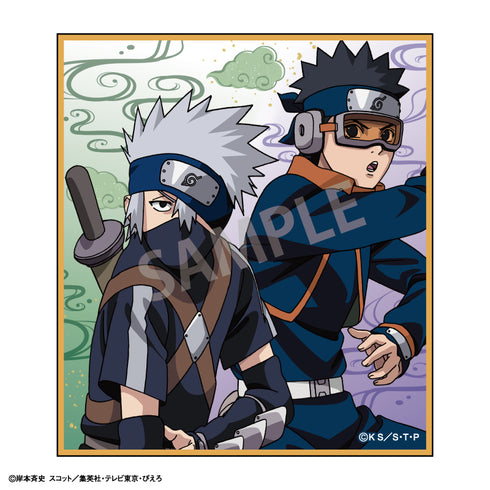 『NARUTO 疾風伝』トレーディングミニ色紙 少年期 BOX