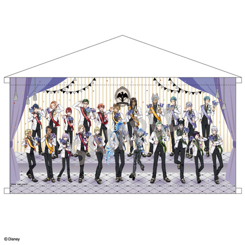 『ディズニー ツイステッドワンダーランド』集合タペストリー おめかしバースデー