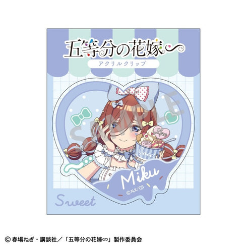 『五等分の花嫁』アクリルクリップ_中野三玖/アイス屋さん