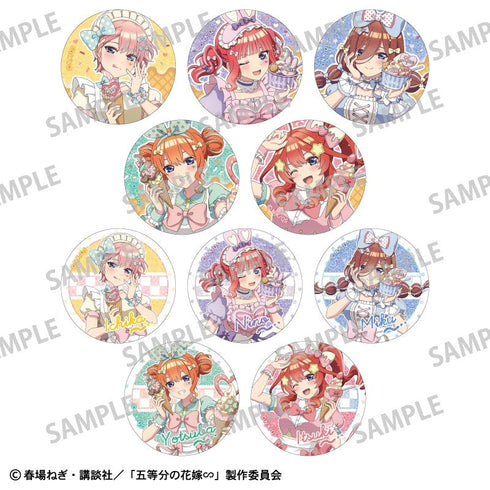 『五等分の花嫁』トレーディンググリッター缶バッジ_アイス屋さん【BOX】