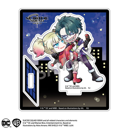 『異世界スーサイド・スクワッド』ミニアクリルスタンド_ハーレイ・クイン&ジョーカーA_スマキャラ