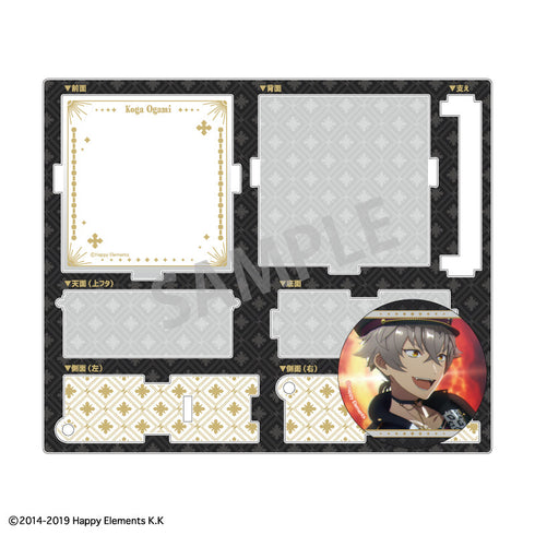 『あんさんぶるスターズ!!』『クロスロード』 ハコニワ缶バッジ_大神 晃牙/デッドマンズ