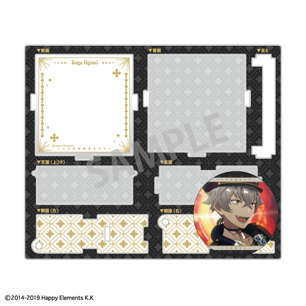 『あんさんぶるスターズ!!』『クロスロード』 ハコニワ缶バッジ_大神 晃牙/デッドマンズ