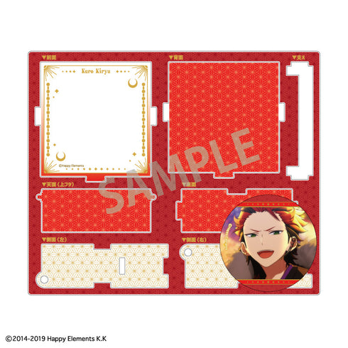 『あんさんぶるスターズ!!』『クロスロード』 ハコニワ缶バッジ_鬼龍 紅郎/紅月