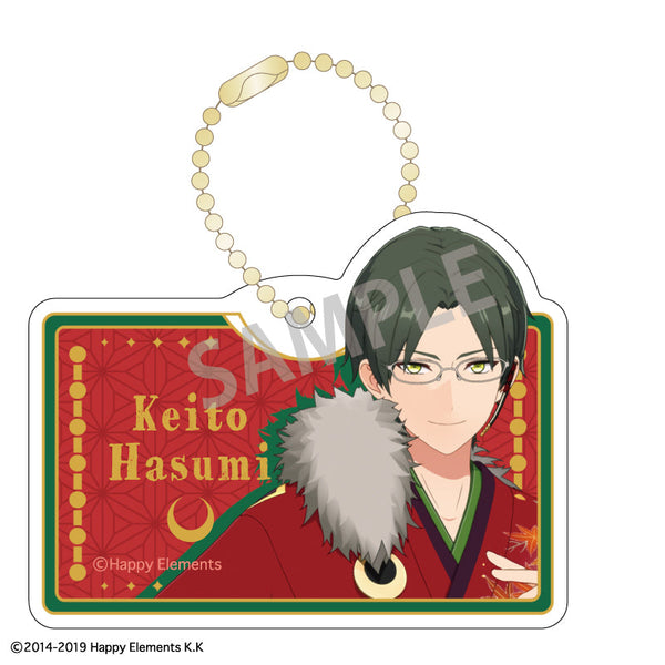 『あんさんぶるスターズ!!』『クロスロード』 クリップキーホルダー_蓮巳 敬人/紅月