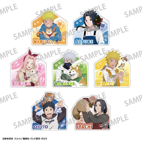 『NARUTO』トレーディングアクリルクリップ/少年期×アニマル【BOX】