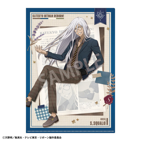 『家庭教師ヒットマンREBORN!』A4シングルクリアファイル_スペルビ・スクアーロ/英国ファッション