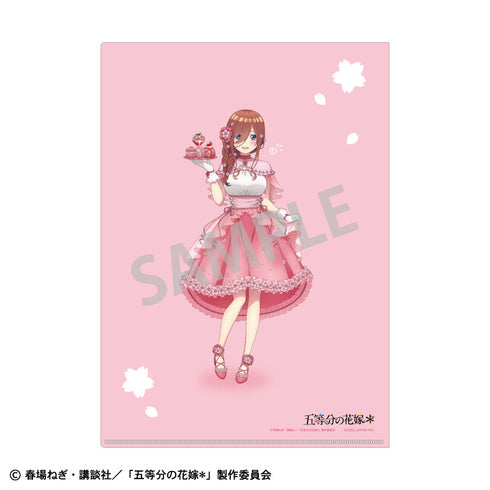 『五等分の花嫁』A4シングルクリアファイル_中野三玖/桜アフタヌーンティー