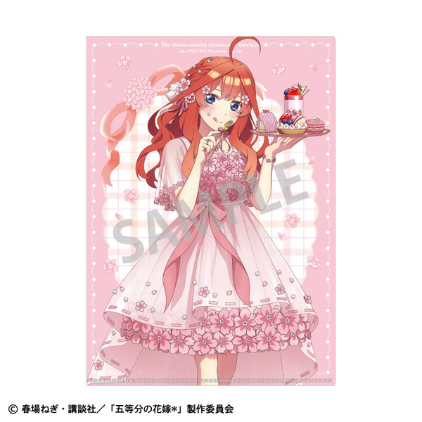 『五等分の花嫁』A4シングルクリアファイル_中野五月/桜アフタヌーンティー