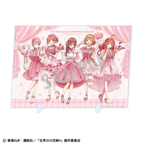『五等分の花嫁』A4アクリルパネル_桜アフタヌーンティー