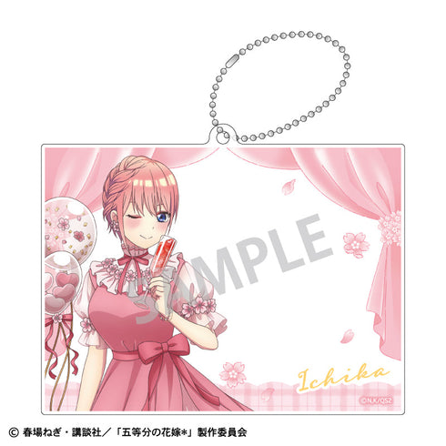 『五等分の花嫁』フォトフレームアクリルキーホルダー_中野一花/桜アフタヌーンティー
