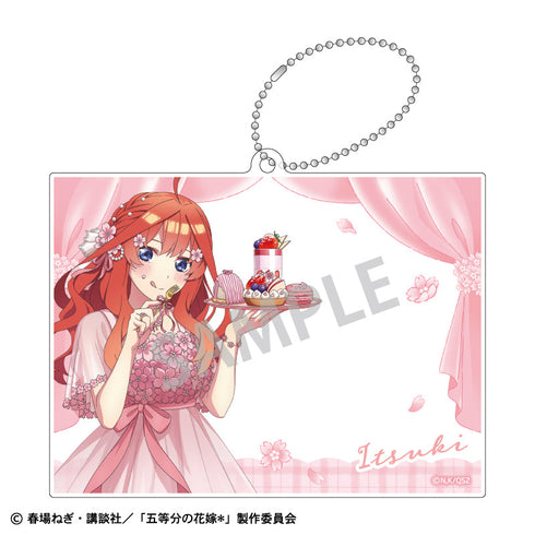 『五等分の花嫁』フォトフレームアクリルキーホルダー_中野五月/桜アフタヌーンティー