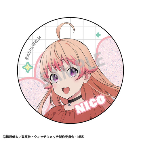 『ウィッチウォッチ』トレーディンググリッター缶バッジ【BOX】