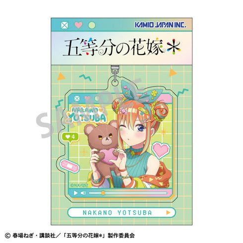 『五等分の花嫁*』アクリルキーホルダー_中野四葉/配信者なりきり