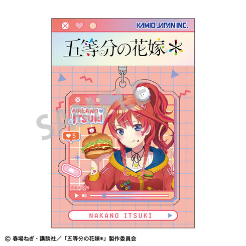 『五等分の花嫁*』アクリルキーホルダー_中野五月/配信者なりきり