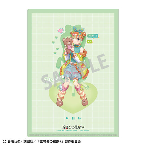 『五等分の花嫁*』A4シングルクリアファイル_中野四葉/配信者なりきり