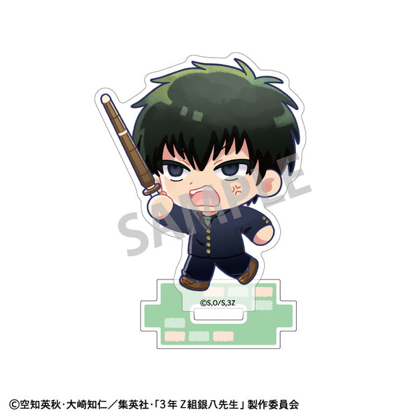 『3年Z組銀八先生』ミニアクリルスタンド_土方十四郎/登校風景描き起こし