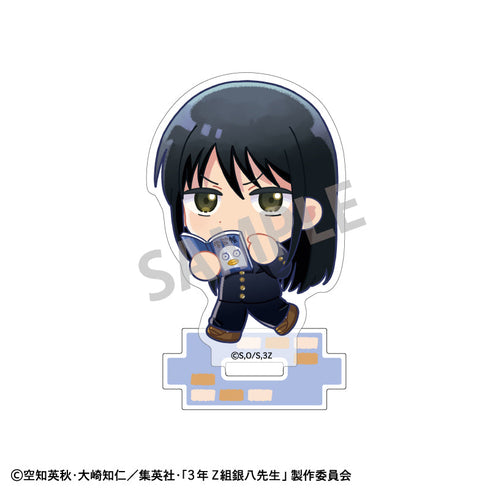 『3年Z組銀八先生』ミニアクリルスタンド_桂小太郎/登校風景描き起こし