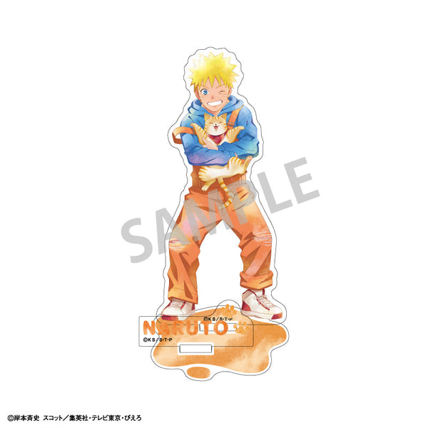 『NARUTO-ナルト‐疾風伝』アクリルスタンド_うずまきナルト/少年期×アニマル/カミアニTOUCH